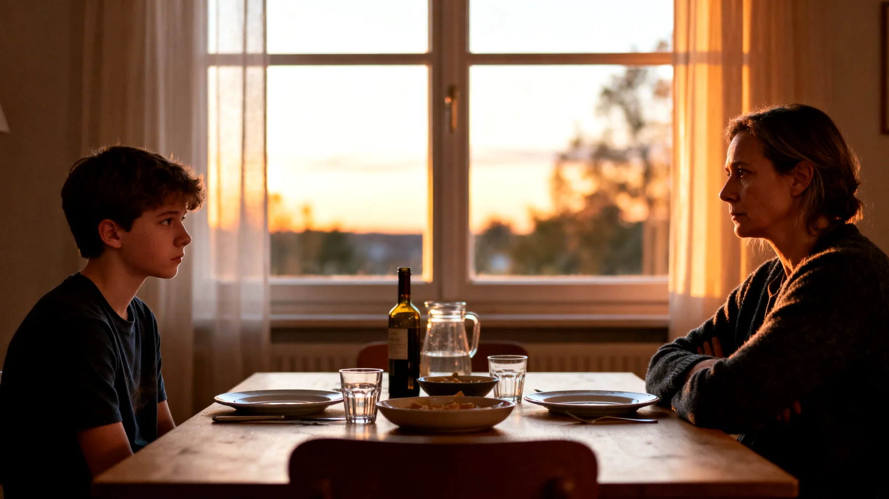 Die Eltern haben Schwierigkeiten, eine echte Verbindung zu ihren Jugendlichen aufzubauen, da tiefe Meinungsverschiedenheiten über Werte, Lebensstil und gesellschaftliche Normen bestehen. Die Jugendlichen fühlen sich unverstanden und lehnen die Vorstellungen ihrer Eltern ab, während die Eltern das Gefühl haben, die Kontrolle und den Einfluss auf ihre Kinder zu verlieren."